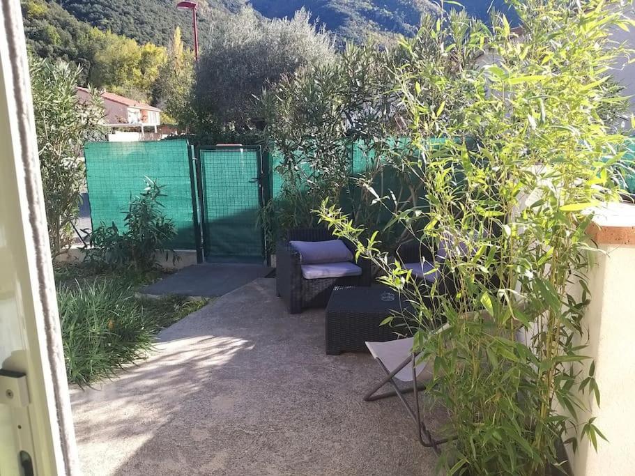 泰克河畔阿尔莱Rez De Jardin Cosy Avec Terrasse Fleurie公寓 外观 照片